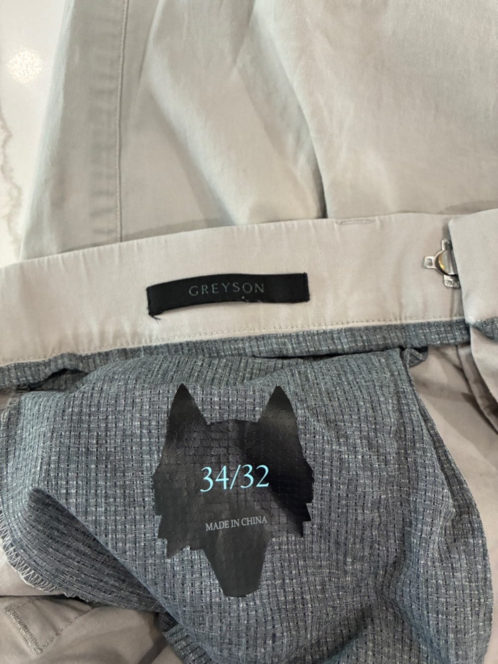 Greyson Light Gray Men's Dress Pants